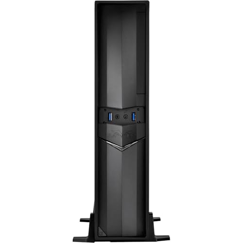 Silverstone SST-RVZ02B-W Raven Mini-Itx - Custodia Sottile Per Computer Da Gioco, Con Finestra, Colore: Nero - 3
