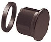 CRL Dark Bronze Anodized Mortise Dummy Cylinder