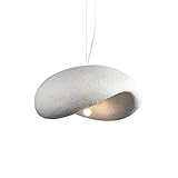 Matériau du lustre : ce lustre est fabriqué à partir de matériel de haute qualité et de polystyrène haute densité respectueux de l'environnement, robuste, sûr, , bonne rési aux vibrations, couleur de finition parfaite, forme artistique parfaite, simple et tendance, sain et respectueux de l'environnement