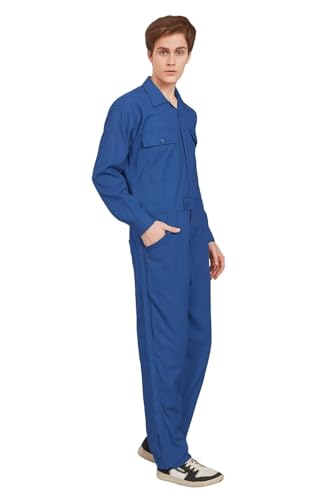 Image of TrendyUniform Full Sleeve Boiler Suit For Men Industrial Work (Royal Blue X-Large)