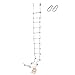Produktbild h2i Strickleiter für Kinder | Kletterleiter mit 12 Holzsprossen | Hängeleiter aus Holz | Seilleiter inkl. Karabiner | Outdoor Kletterspielzeug | Höhe 440 cm