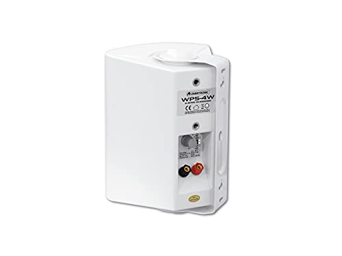 Omnitronic Wps-4W Pa Enceinte Murale Blanche pour Sonorisation Fixe 100V - 3