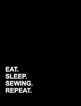 Paperback Eat Sleep Sewing Repeat: Appointment Book 2 Columns Book