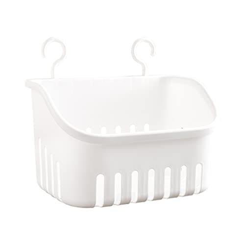 Image of Milisten Wall Shower Basket Shower Basket Hanging Toiletry Bin Plastic Organizer Tote Sundries Grocery Holders Kitchen Storage for Bathroom Dorm Room Gym S