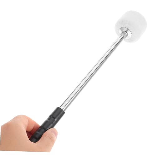 Baquetas Levemolo Chic con agarre ergonómico, cabeza de fieltro de lana y mango de acero inoxidable para batería, ideal para actuaciones en vivo y estudio miniatura 3