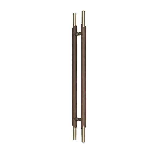 Manilla para puerta de granero exterior, Tirador largo de madera maciza for puerta de vidrio, tirador moderno for puerta de entrada, tirador de barra comercial for tienda/residencial, tirador de mader