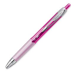 Signo Gel 207 Roller Ball Retractable Gel Pen, Black Ink, średni