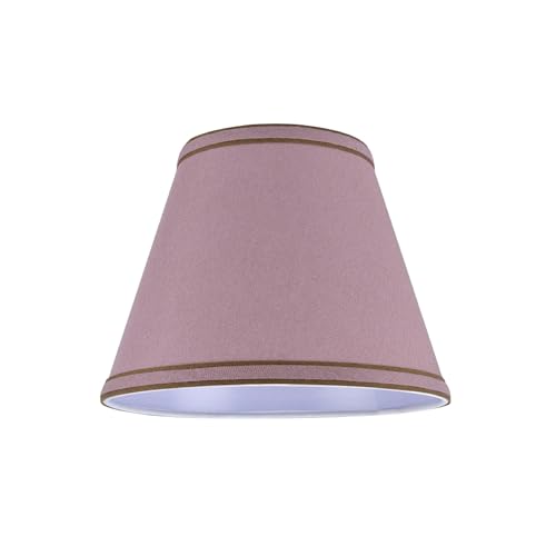Aspen Creative 32041A Transitional Hardback Empire Shape Spider Construction Lamp Shade in Reddish Purple, 9" wide (5" x 9" x 7")