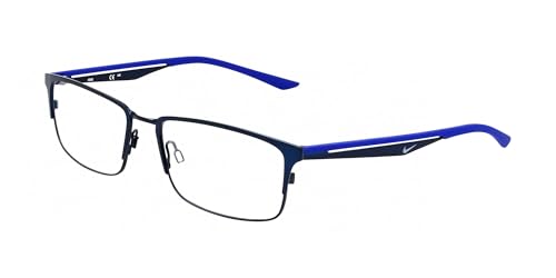 Lunettes de vue Nike 4315 N marine pour homme taille 55
