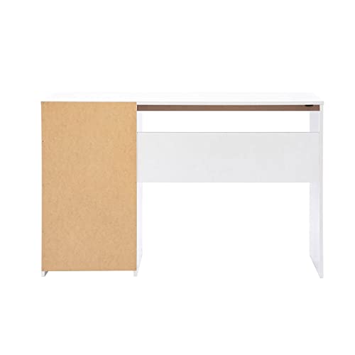 Techni Mobili Computer Home Office Or Bedroom Storage & Drawers Ideal For Small Spaces Writing Desk, 48", White #TOP7