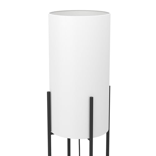 Lámpara de pie E27 Eglo Glastonbury, lámpara de suelo con interruptor para iluminación de salón 4