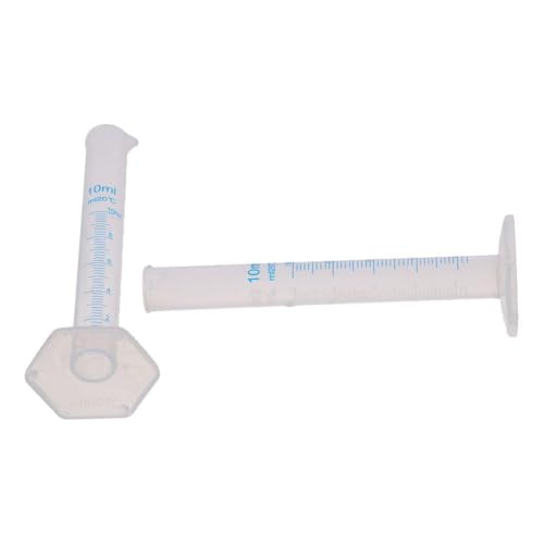 Cilindro de medición de 10 ml con base hexagonal de alta calidad y precisión 4