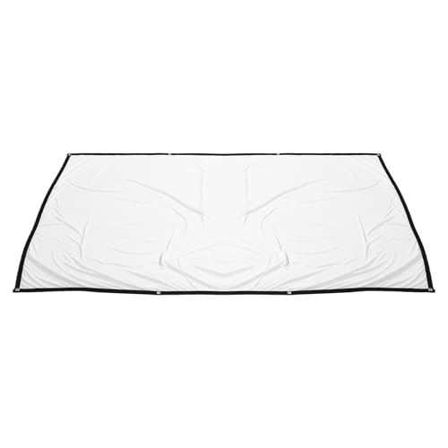 Pantalla de proyección doble faz polyester blanca BESPORTBLE