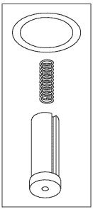 Fill Plunger Kit for Pelton & Crane PCK110