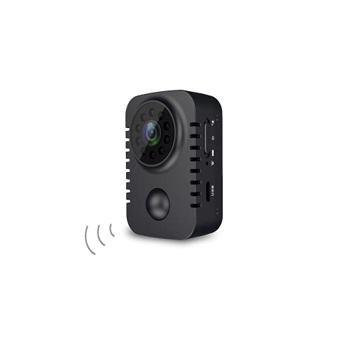 隠しカメラ 小型カメラ PIR人感センサー 広角120° 1080P ループ録画 暗視機能 人体検知機能付き 最大30日待機可能 屋内用 車内用 日本語取扱説明書付