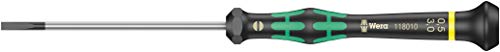 Image of Wera 05118010001 Kraftform Micro 2035 Slotted Electronics Precision Screwdriver, 3mm Head, 80mm Blade Length