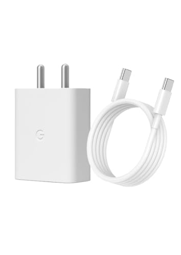 Image of Original 30W Fast Power Charger Adapter and Cable for Google Pixel 7, Pixel 7 Pro, Pixel 6 Pro, Pixel 6, Pixel 5, Pixel 4XL, Pixel Series Phone (Adapter Type C to C Cable)