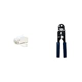 producto 1: color: Metálico NanoCable 10.21.0203 - Conector para cable de red Ethernet RJ45, 8 hilos Cat.6 FTP, bolsa de 10 unidades & Nano Cable 10.31.0101 - Tenaza metálica de crimpar