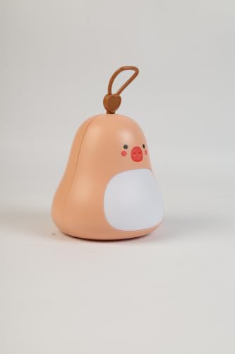 Image of Lexton 6 Inch Warm Baby Light for Kids | Portable USB Charging Lamp with 3 Brightness Levels, Soft Glow, Hanging Handle, ON /Off Button Control Night Lamp for Kids Room & Gift Purpose