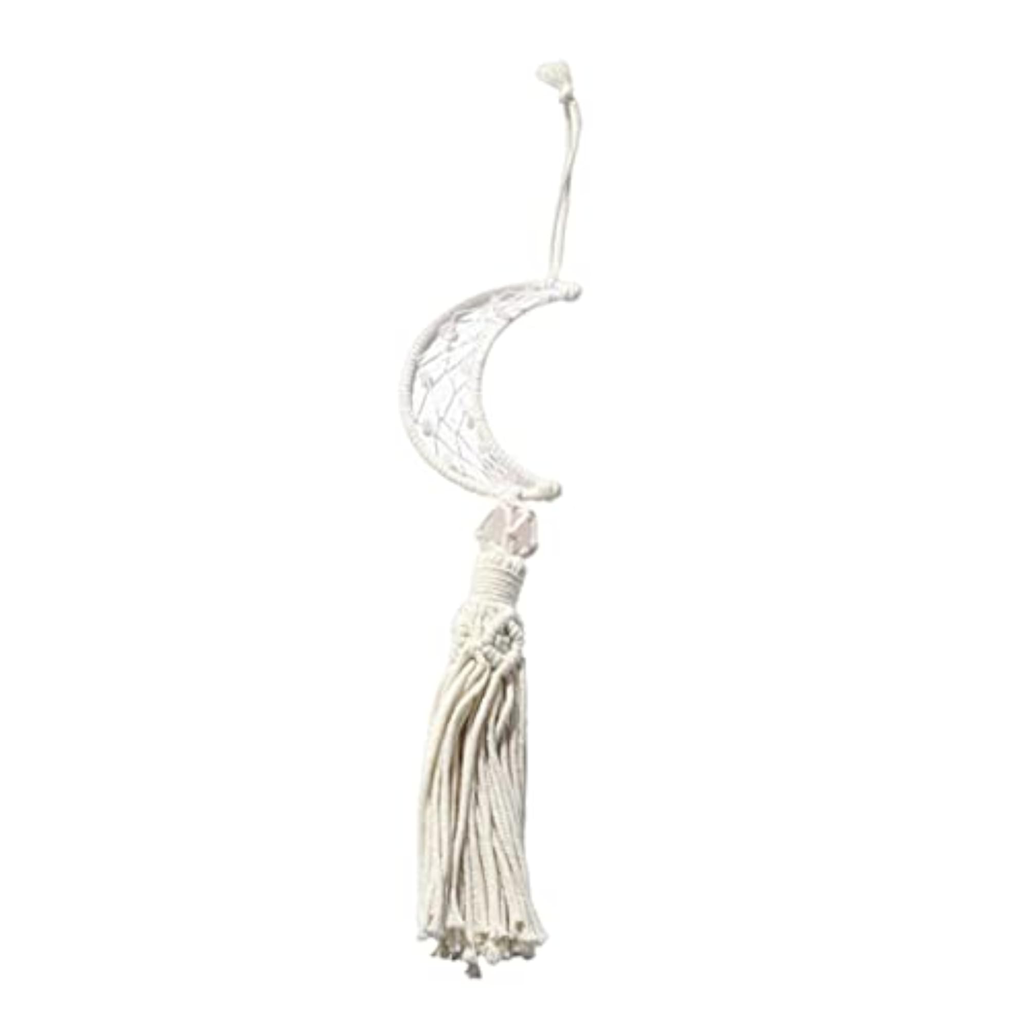 Moon of Dream Catcher Macrame Wall Hanging