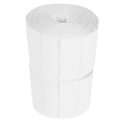 Mikinona 2 Rolls Nail Removal Wipes 500 Sheets Gentle Lint- Towels for Gel Polish Remover Cleansing Makeup Pad Wipes