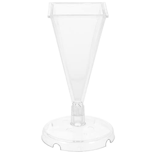 STOBAZA Candle Mold Acrylic Pyramid DIY Molds Craft Casting Molds Craft Epoxy Mold Tabletop Decor Molds Transparent Pyramid Mold Soap Making Mold DIY Pyramid Shape Molds Practical Mold