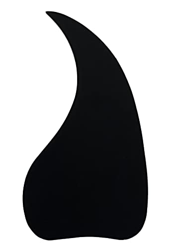 �M�^�[�s�b�N�K�[�h For Gibson J45 Acoustic Guitar Pickguard Self Adhesive Sheet Scratch Plate (�u���b�N)