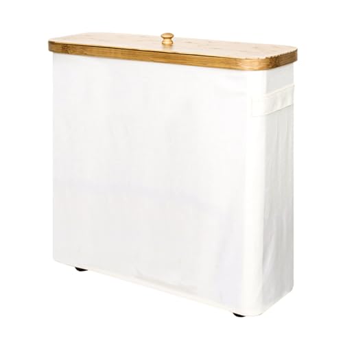 MLWSKERTY Portable Space Saving Efficient Storage Box Fit Up To 24 Rolls Home Accessory For Bathroom Daily Use