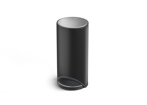 Joseph Joseph Arc 30L Pedal Bin Easy Push Odour Seal Soft-Close Fingerprint-Proof Removable Bucket Carbon Black