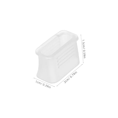 Lurrose 10 cubiertas para silbatos con protector y caja de almacenamiento miniatura 2