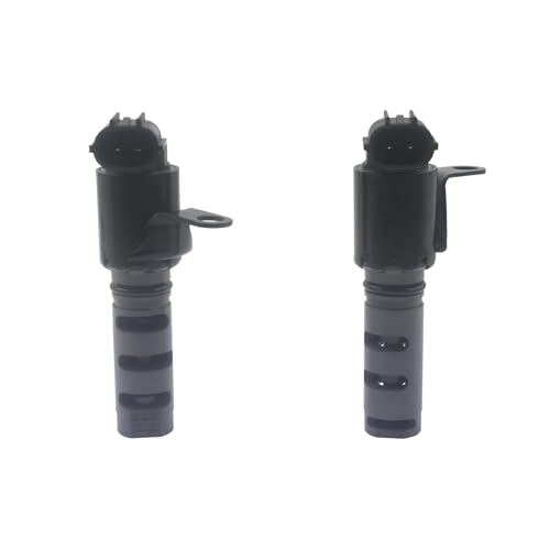 2pcs Intake and Exhaust Engine Variable Valve Timing VVT Solenoid Compatible with Toyota Yaris R Avanza Fit for Scion iQ L4 1.3L 1.5L 12 13 14 15 16 17 18 19 20 21 22 Replaces 153300Y050 153300Y060