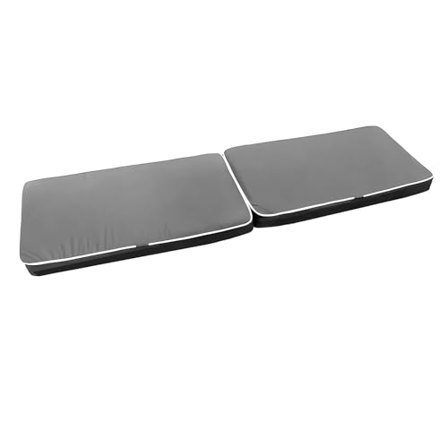TeBaisea Boat Seat Cushion High-Density Thickened Foam Boat Bench Pad Multi-Scene Bench Foam Seat Cushion (Royal Gray Length 56 inches Width 15.6 inches Height 2.8 inches)