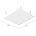11.8x11.8'' rv ac cover air register deflector Adjustable Ceiling AC Vent Deflector for Home Suspended Ceilings Protects Plants and Pets Easy No-Tool Installation