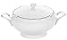 Produktbild Klassische Suppenschüssel Suppenschale Suppenterrine mit Deckel aus Porzellan 3L Feston