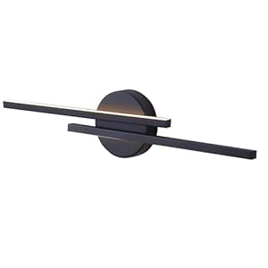 Miratic Bad Spiegellampe Schwarz 14W