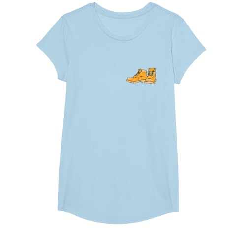 Timbalands, Dusty Merch T-Shirt, Girls, Baby Blue, Medium