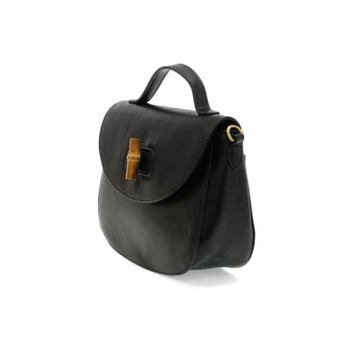 Joy Susan Women's Fashion Purse Hattie Bamboo Turnlock Top Handle Flap Crossbody Hand Bag3