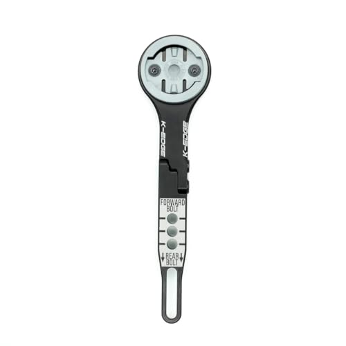 Support de guidon intégré K-EDGE Wahoo noir pour compteur de vélo