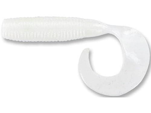 Yamamoto Gary 4' Fishing Single Tail Grub - Swimming Soft Plastic Bass Lure Baits - 20 Pack, Cream...