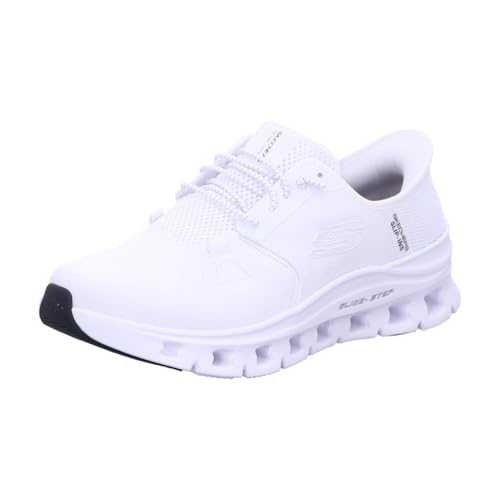 Skechers Herren Glide-Step Pro Sneaker, White Mesh/Hotmelt, 46 EU