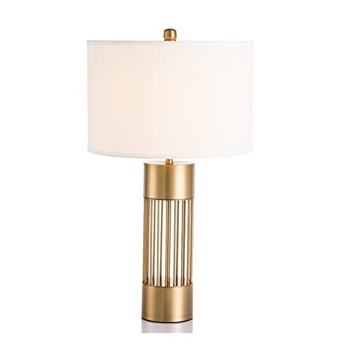 Canmetinee Nachttischlampe Tischlampen Vintage Nachttischlampen mit Stofflampenschirm, Bauernhaus Nachttischlampen Retro Tischlampe for Schlafzimmer Gästezimmer Schlafzimmer Tischlampe Cover