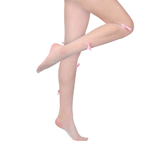 Image of Benefeet Sox Womens Sheer Tights Sexy High Waist Pantyhose Patterned Transparent Nylon Silk Thin Stockings