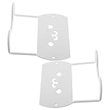 Artibetter 2 Stück Matratzen Antirutschstopper aus Eisen mit Verstärkter Stabilitätsschiene Weiß für Betten und Polsterbetten Rutschfester Matratzenhalter zur Fixierung von Sofa