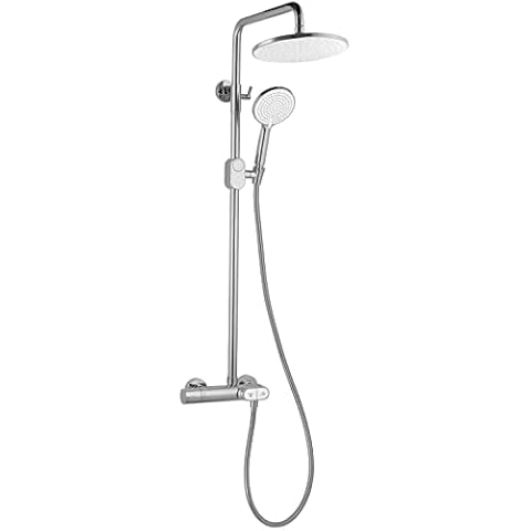 Columna de Ducha con Grifo mezclador Termostático con Botón Pulsador SWITCHEA by Eurosanit Cover