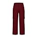 Girls Cargo Sweatpants Baggy Wide Leg High Waist Drawstring Joggers Casual Fashion Kids Teens Cargo Pant with Pockets Pantalones Deportivos para Niñas Pantalones Cargo para Mujer