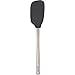 Tovolo Flex-Core Stainless Steel Handled Spoonula - Charcoal
