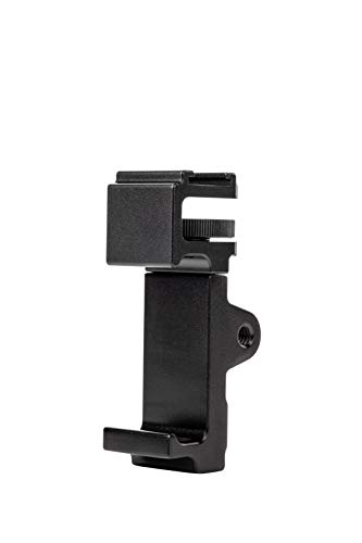 Saramonic Suporte de smartphone de alumínio para tripés e pegas com sapata fria para microfones, luzes, mais (SR-BSP1C)