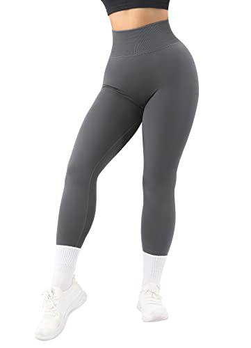 Image of MOOSLOVER Seamless Butt Lifting Workout Leggings for Women High Waist Yoga Pants Compression Contour Tights