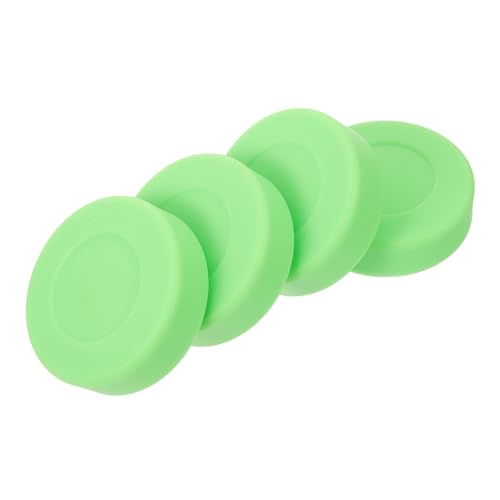 UPKOCH 4pcs Ice Hockey Flat Ball Training Puck Block Hockey Competition Puck Hockey Puck Trainer Hockey Pucks Hockey Game Practice Hockey Puck Hockey Practicing Puck Green