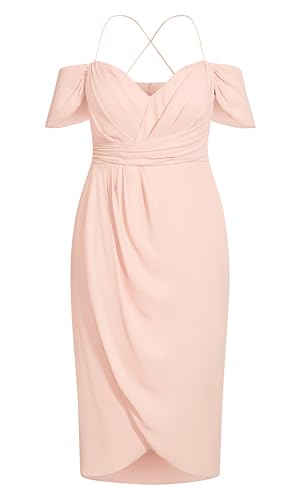 Image of City Chic Women's Plus Size Dress - Entwine Maxi
